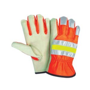 Flourescent work gloves